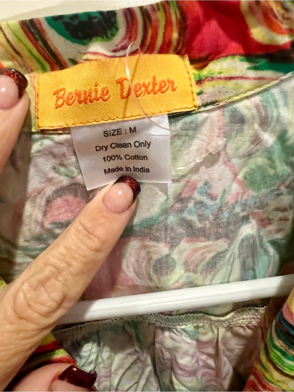 Bernie Dexter Multicolored psychedelic peacock Dress